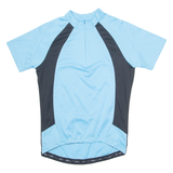 CRANE Cycling Mens Jersey Blue 1/4 Zip S