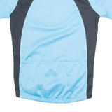 CRANE Cycling Mens Jersey Blue 1/4 Zip S
