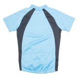 CRANE Cycling Mens Jersey Blue 1/4 Zip S