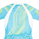 CRIVIT Cycling Womens Jersey Blue 1/4 Zip S