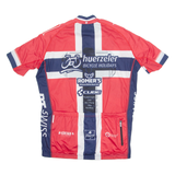 HUERZELER Cycling Mens Jersey Red 1/4 Zip XL