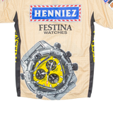 SANTINI Cycling Mens Jersey Beige 1/4 Zip 2XL