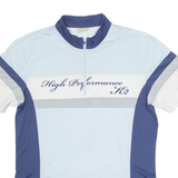 K2 Cycling Mens Jersey Blue 1/4 Zip L