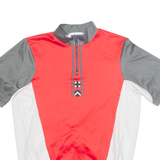 FAST Cycling Mens Jersey Red 1/4 Zip S