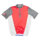 FAST Cycling Mens Jersey Red 1/4 Zip S