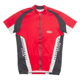 LOFFLER Cycling Mens Jersey Red 1/4 Zip M
