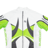 GIORDANA Cycling Mens Jersey White 1/4 Zip L