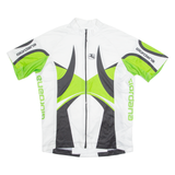 GIORDANA Cycling Mens Jersey White 1/4 Zip L