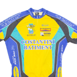 DIFFU SPORT Cycling Mens Jersey Yellow 1/4 Zip 3XL