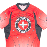 SCHWINN Cycling Mens Jersey Red 1/4 Zip M