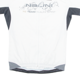 NALINI Cycling Womens Jersey White 1/4 Zip L
