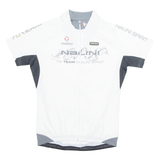 NALINI Cycling Womens Jersey White 1/4 Zip L