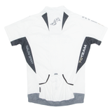 NALINI Cycling Womens Jersey White 1/4 Zip L