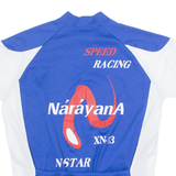 NARAYANA Cycling Mens Jersey Blue 1/4 Zip M
