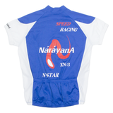 NARAYANA Cycling Mens Jersey Blue 1/4 Zip M