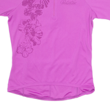 PROTECTIVE Cycling Womens Jersey Purple 1/4 Zip M