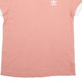 ADIDAS Womens T-Shirt Pink UK 8
