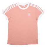 ADIDAS Womens T-Shirt Pink UK 8