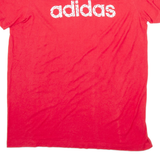 ADIDAS Mens T-Shirt Red L