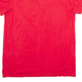 ADIDAS Mens T-Shirt Red L