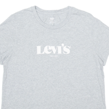 LEVI'S Womens T-Shirt Grey L