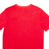 NIKE Dri Fit Downham Town Fc Mens Football Shirt T-Shirt Red L
