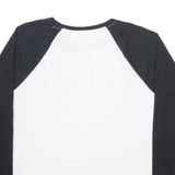 VANS Womens T-Shirt White Long Sleeve M