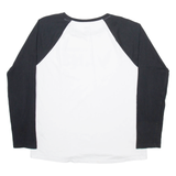 VANS Womens T-Shirt White Long Sleeve M