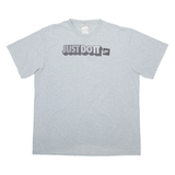 NIKE Mens T-Shirt Grey 2XL