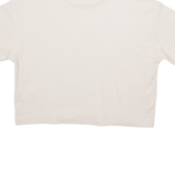 REEBOK Crop Womens T-Shirt Beige M