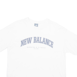 NEW BALANCE Mens T-Shirt White XS