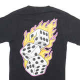 VANS Mens T-Shirt Black XS