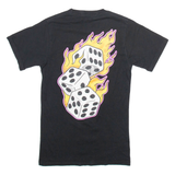 VANS Mens T-Shirt Black XS