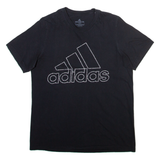 ADIDAS Mens T-Shirt Black M