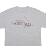 CHAMPION Mens T-Shirt Grey M