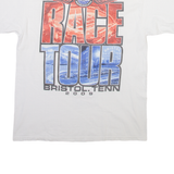 CHASE AUTHENTICS Nascar Race Tour Mens T-Shirt White USA L