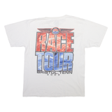 CHASE AUTHENTICS Nascar Race Tour Mens T-Shirt White USA L