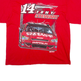 NASCAR Tony Stewart Mens T-Shirt Red USA 2XL