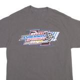 Anderson Speedway Indiana Mens T-Shirt Grey USA XS