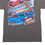 Anderson Speedway Indiana Mens T-Shirt Grey USA XS