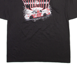 HANES Austin Wilson Racing Mens T-Shirt Black USA L