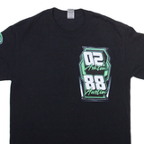 GILDAN Racing Mens T-Shirt Black S