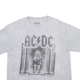 AC/DC Mens Band T-Shirt Grey XL