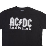 AC/DC Mens Band T-Shirt Black XL