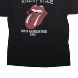 THE ROLLING STONES Mens Band T-Shirt Black L