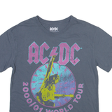 AC/DC Womens Band T-Shirt Grey XL