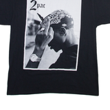 2PAC Mens Band T-Shirt Black L