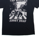 THE BEATLES Mens Band T-Shirt Black L