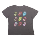 THE ROLLING STONES Mens Band T-Shirt Grey L