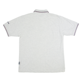 REEBOK Mens Polo Shirt Grey M